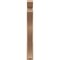 Ekena Millwork 6-in W x 46-in D x 46-in H Funston Slat Rough Cedar Woodgrain TimberThane Outlooker, Primed Tan OUTUR060X46X46FST24RCPR - alternate 2